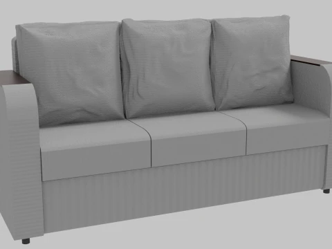 Sof&aacute; 04 Modelo 3D