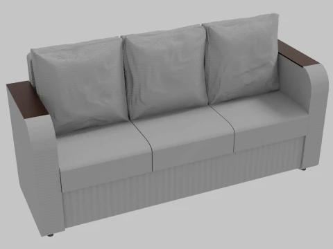Sof&aacute; 04 Modelo 3D