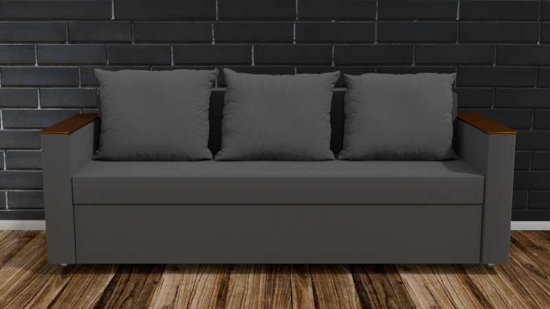 Boston sofa gray 3Dモデル .c4d .max .obj .3ds .fbx .stl .blend 