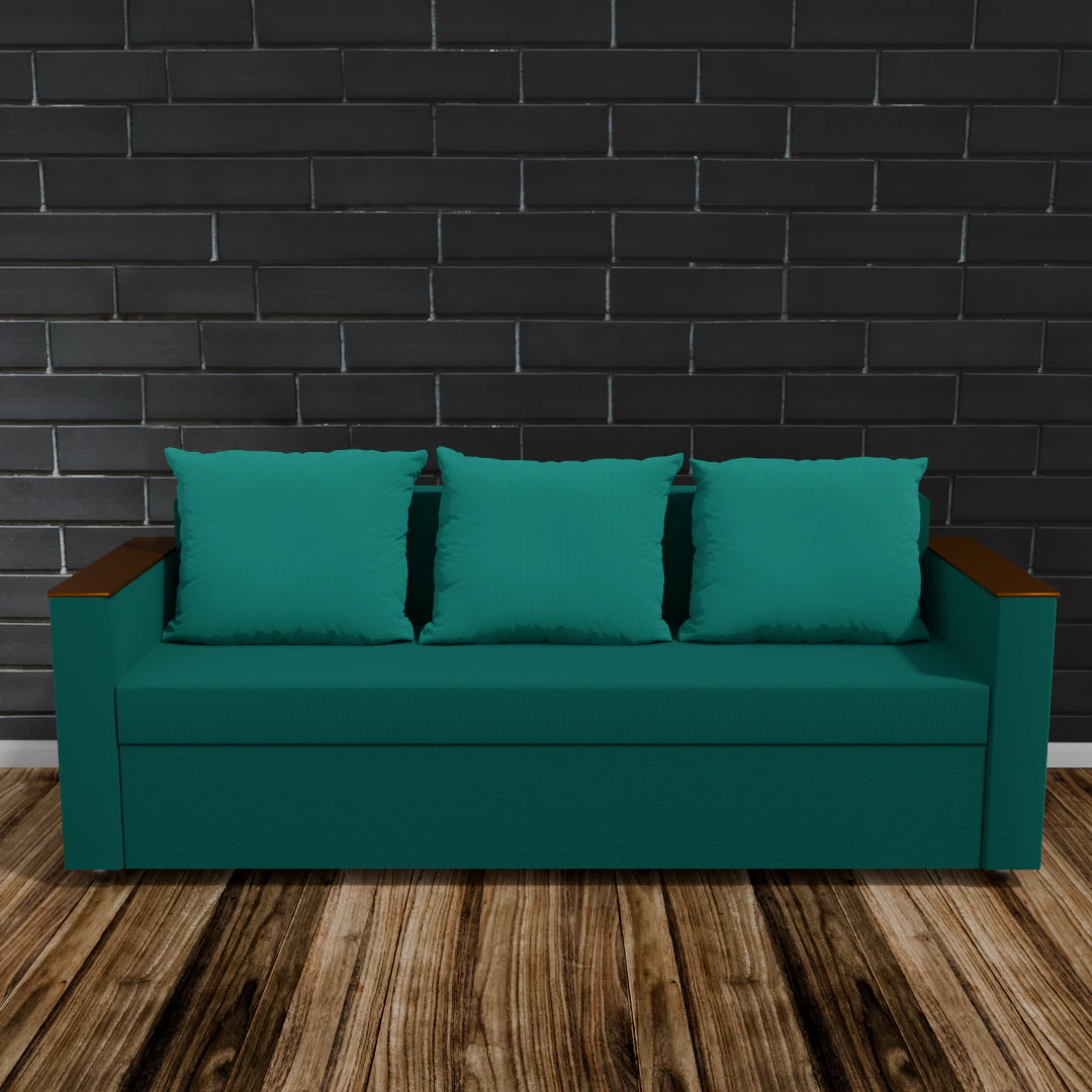 Boston sofa green 3D Model .c4d .max .obj .3ds .fbx .stl .blend 