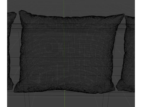 Boston sofa green 3D Model
