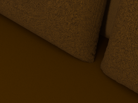 Sofa Euro Millennium brown Modelo 3D
