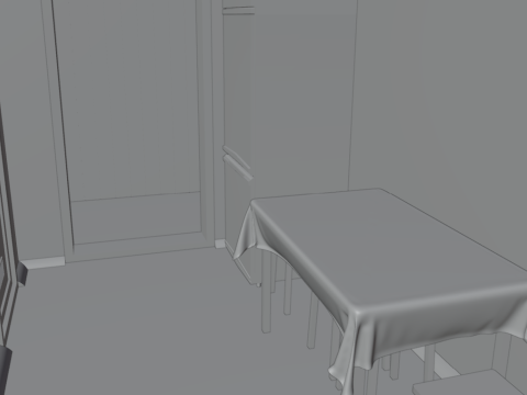 Progettazione cucine di servizio Modello 3D