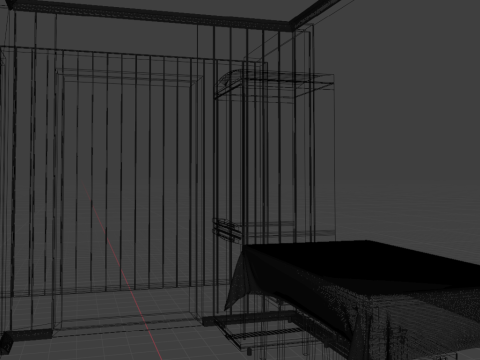 Progettazione cucine di servizio Modello 3D