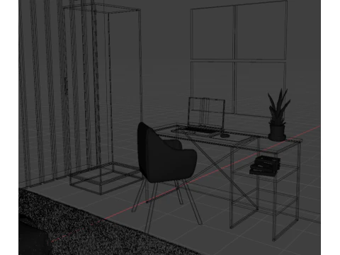 Bedroom design 3D Model