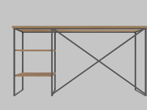 Desk Oak baroque amber Ascet 3Dモデル