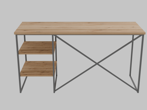 Desk Oak baroque amber Ascet 3Dモデル