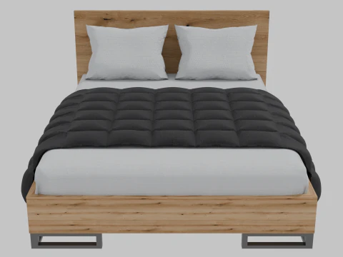 Bed Art in Head Ascet 3D Model