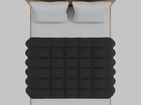Bed Art in Head Ascet 3D Model