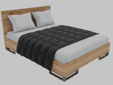 Bed Art in Head Ascet 3Dモデル