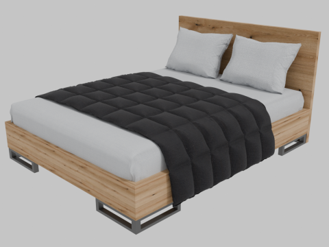Bed Art in Head Ascet 3Dモデル