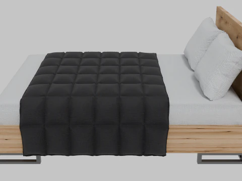 Bed Art in Head Ascet 3D Model