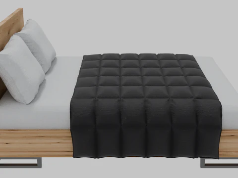 Bed Art in Head Ascet 3D Model