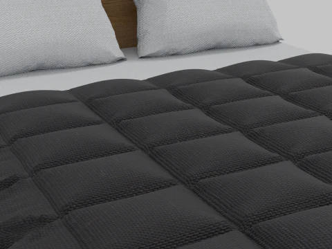 Bed Art in Head Ascet 3D Model
