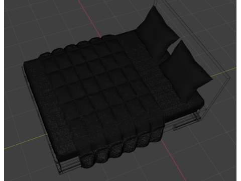 Bed Art in Head Ascet 3Dモデル