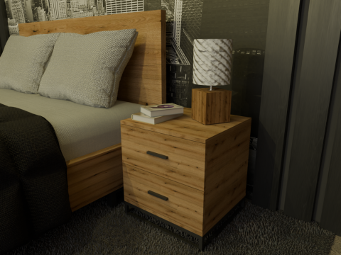 Cabinet Art in Head Ascet Modelo 3D