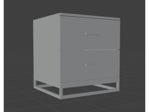 Cabinet Art in Head Ascet Modelo 3D