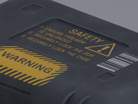 Weapon Case Model 3D