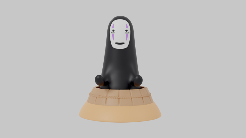 Porta celular Sin Cara 3D 打印模型 .c4d .max .obj .3ds .fbx .stl .blend 