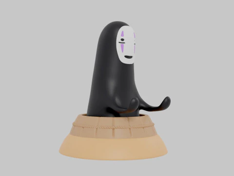 Porta celular Sin Cara Modelo de impresión 3D
