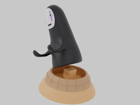 Porta celular Sin Cara Modelo de impresión 3D