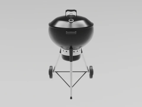 Houtskoolbarbecue 3D Model