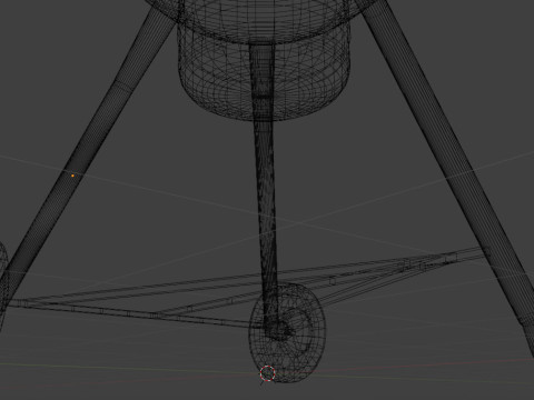 Charcoal BBQ Grill 3D Model