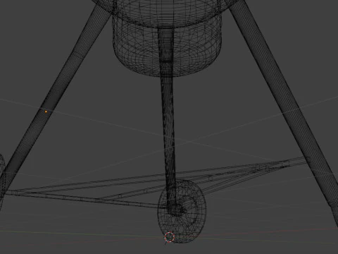 Houtskoolbarbecue 3D Model