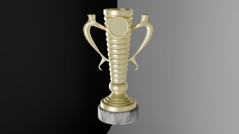 Trophy gold cup Modelo 3D .c4d .max .obj .3ds .fbx .stl .blend 