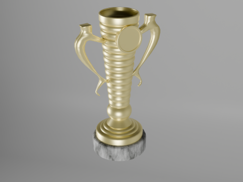 Trophy gold cup Modelo 3D
