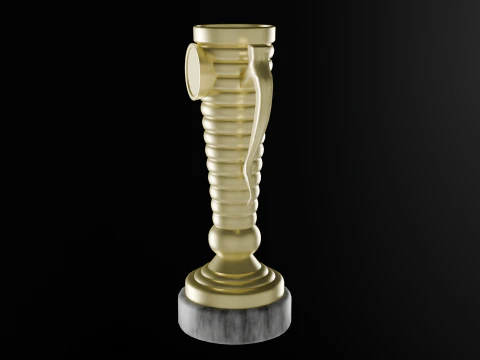 Trophy gold cup 3D Model