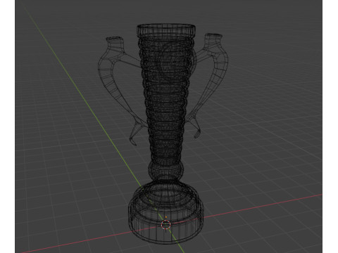 Trophy gold cup Modelo 3D