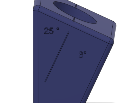 3 template for connecting exhaust pipes under 25 3D मॉडल