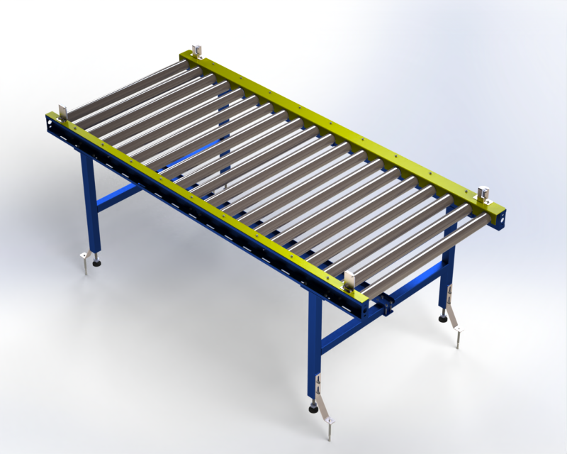 ROLLER CONVEYOR Modelo 3D .c4d .max .obj .3ds .fbx .stl .blend 