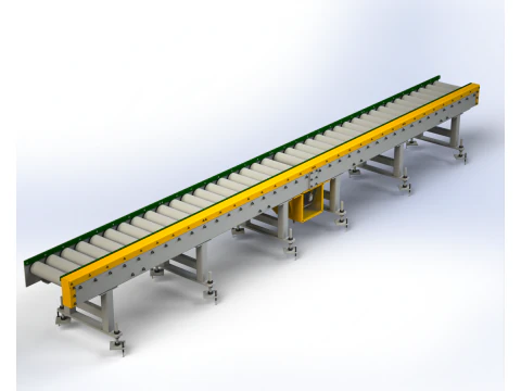 롤 컨베이어 3D 모델