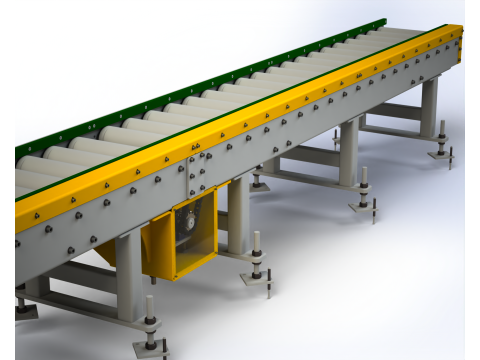 ROLL CONVEYOR 3D-Modell