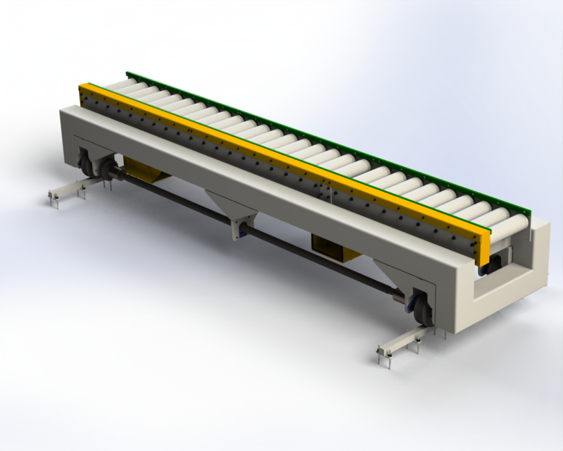 Shuttle conveyor 3D Model .c4d .max .obj .3ds .fbx .stl .blend 
