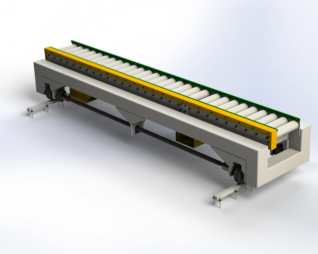 Shuttle conveyor 3D Model .c4d .max .obj .3ds .fbx .stl .blend 