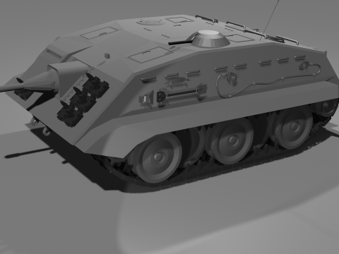 JagtpanzerFloh 3D Model