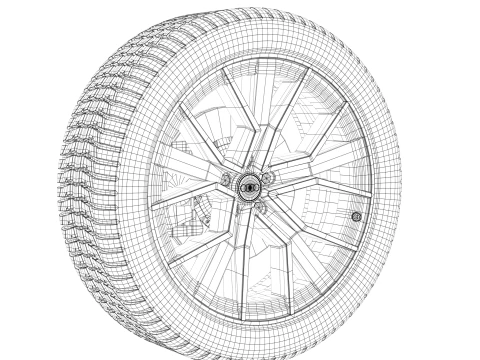 Wheel 3D Model
