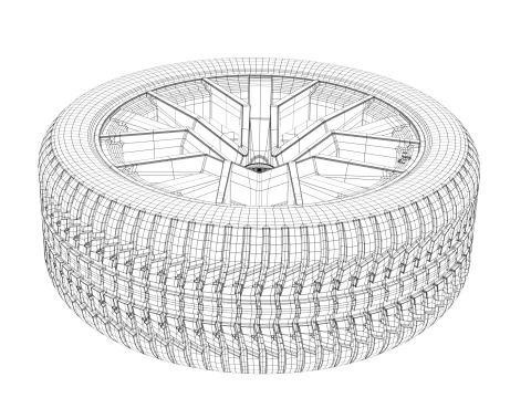Wheel 3D Model