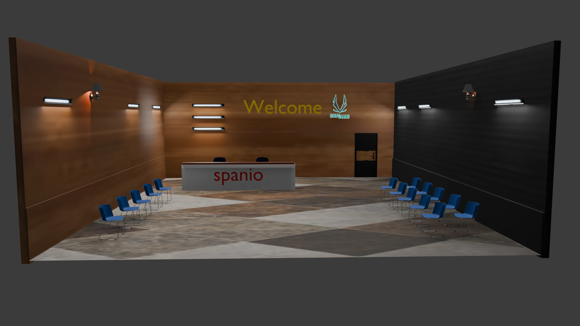 Reception area 3D Model .c4d .max .obj .3ds .fbx .stl .blend 