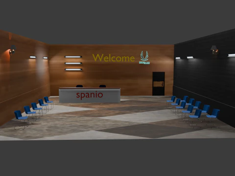 Zona ricevimento Modello 3D