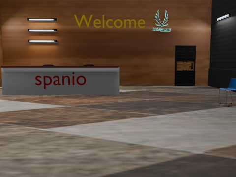 Reception area 3D मॉडल