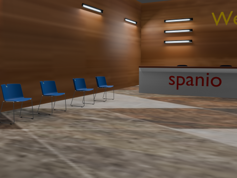 Reception area 3D मॉडल