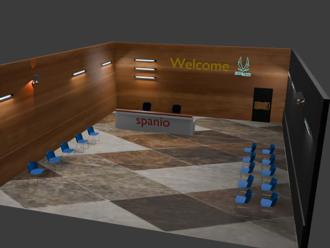 Reception area 3D Model