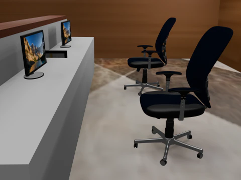 Reception area 3D Model
