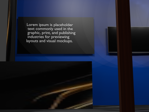 Exhibition booth 3D Модель