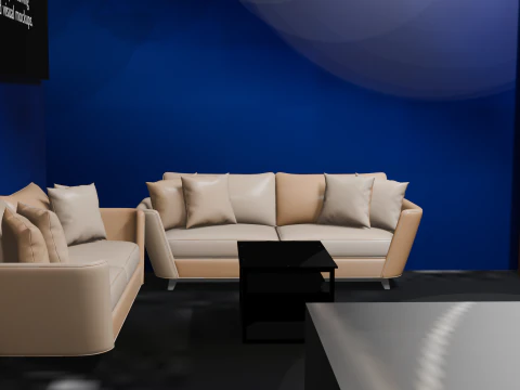 Exhibition booth 3D Model