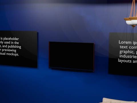 Exhibition booth 3D Модель